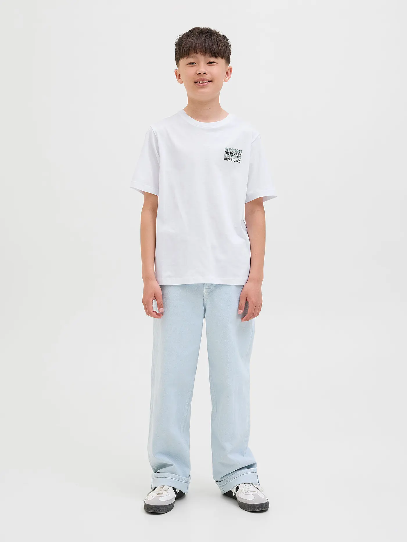 JACK & JONES | Jungen T-Shirt JJWOBLY | weiss